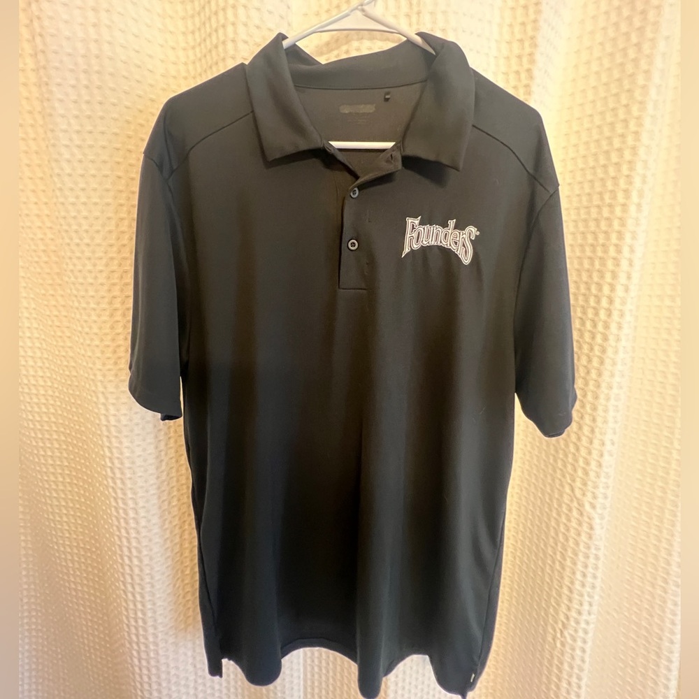 Founders Brewing Company OGIO Black Men’s Polo XL